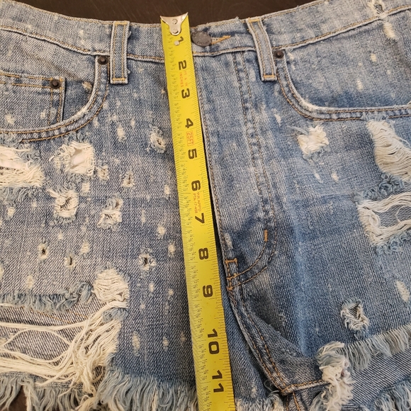 Carmer Denim Titania Bottom Fly High Rise Short Size 26 - Picture 10 of 11